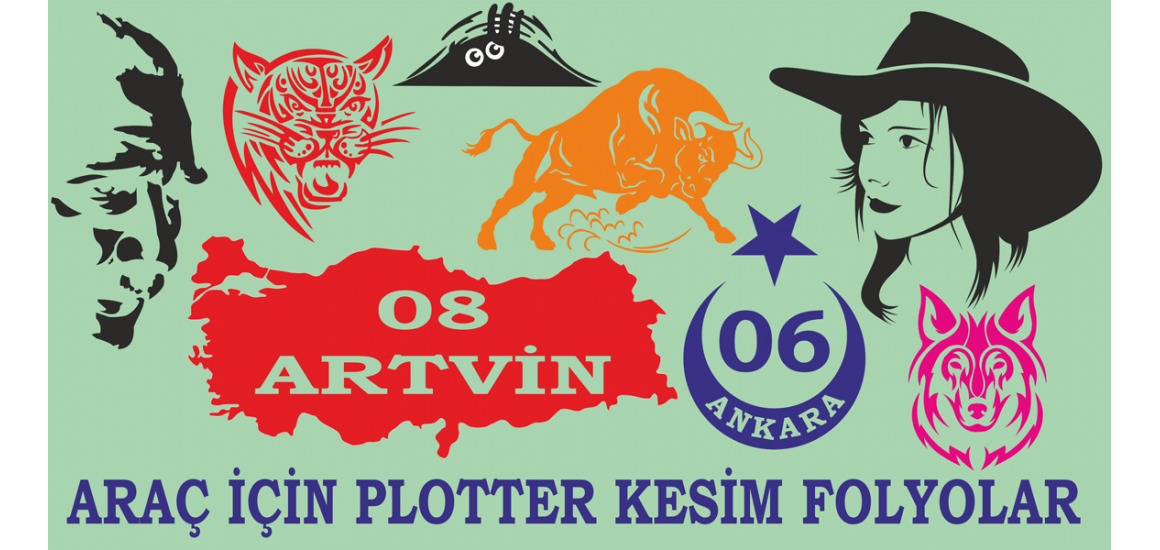 Araç İçin Folyo Yapıştırmalar